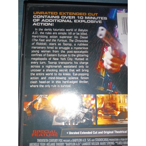 Babylon A.D Raw and Uncut DVD - Picture 3 of 3